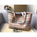 [BURBERRY] 헤이마켓 양면 리버시블 쇼퍼백