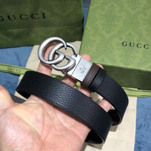 [GUCCI] 더블 G 버클 GG 벨트