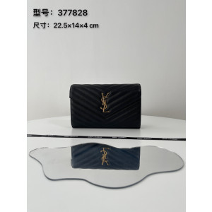 [YSL/블랙프레임] 카산드라 마틀라세 WOC 체인 숄더백